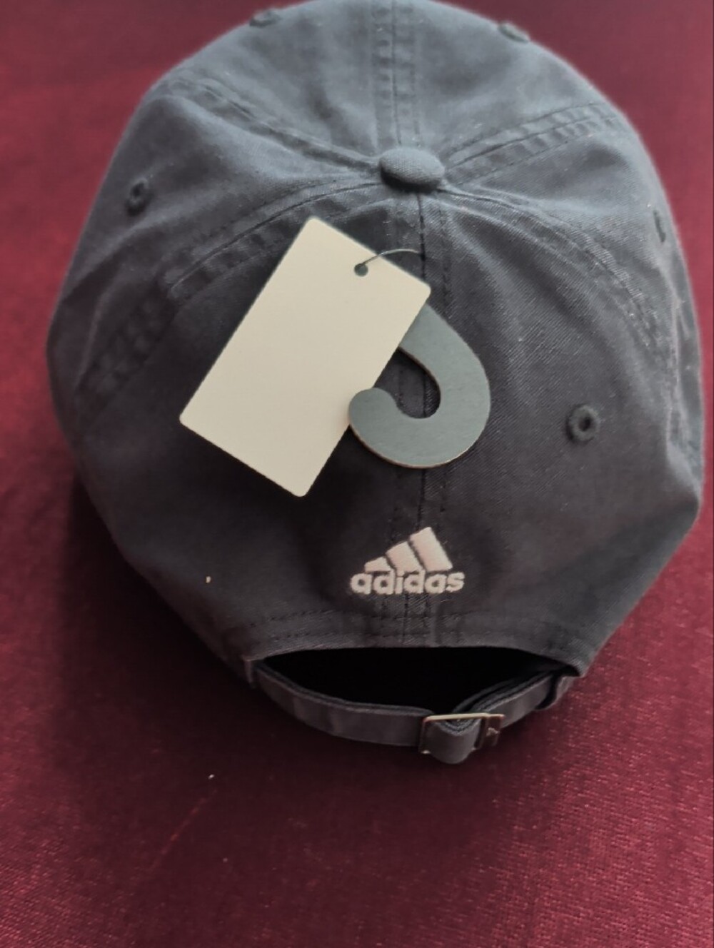 🔥Adidas Black Logo Adjustable Baseball Cap - Picture 3 of 6